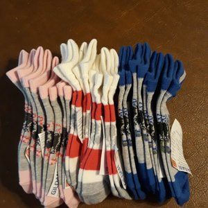 DOZEN (12) PAIR Women's Low Cut Ankle Socks Pink